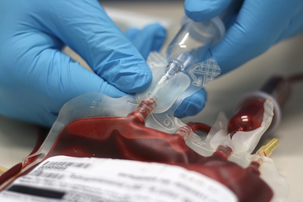 Does a blood transfusion change your DNA